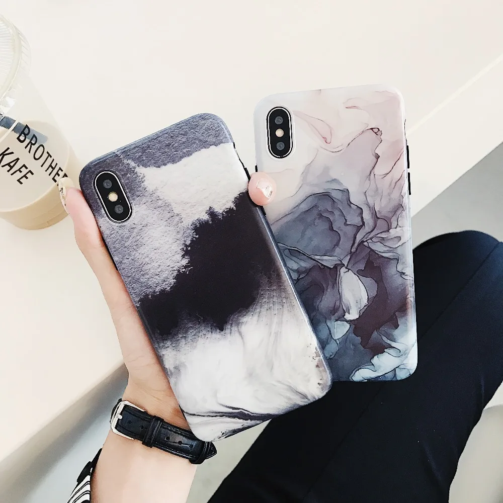 Роскошный чехол для телефона iphone XS XR Max Mountain Peak Forest Мягкий силикон IMD TPU 6 6s 7 8 Plus X |