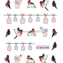 2 шт BLE1990 наклейки для ногтей водные для ногтей наклейки