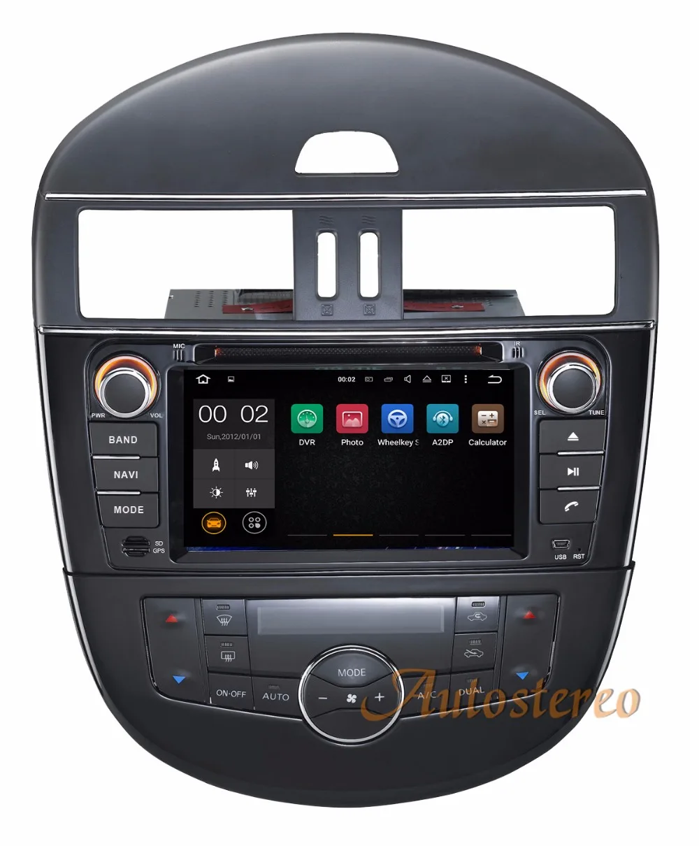 Excellent The Newest Android 7.1 Car GPS Navigation DVD Player For NISSAN Nissan Tiida Versa 2011-2017 auto stereo multimedia radio pad 3