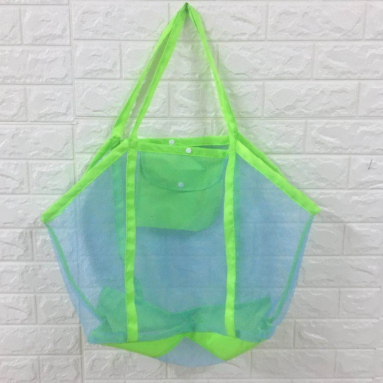 طوي المحمولة حقيبة شاطئية الاطفال الأطفال شبكة حقيبة التخزين لعبة للشاطئ سلال منشفة حقيبة الطفل لعبة تخزين أشتات حقيبة التخزين s