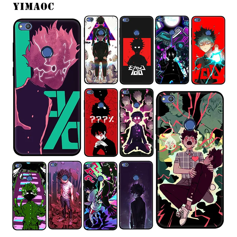 Yimaoc Mob Psycho (милый чудак 100 мягкий чехол для huawei Honor вид 20 10 8X8 8C 6A 7A 7X 7C Lite рro Y9 Y7 Y6 Prime