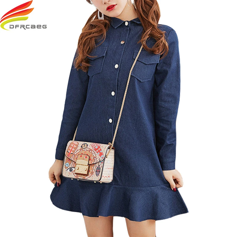 short blue jean dresses