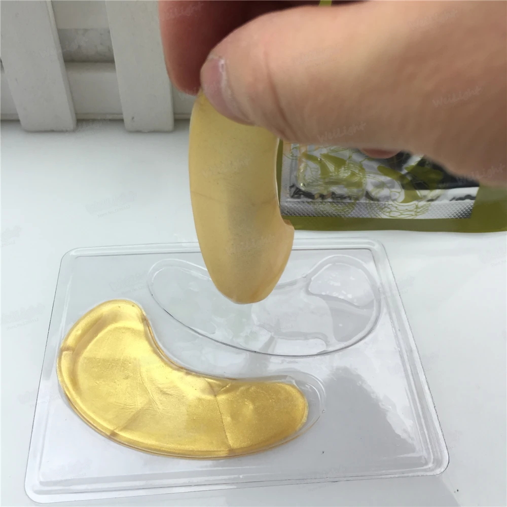 24K Золотая эссенция маска для глаз 1 пара нестареющих продуктов патчи