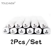 TouchNew 2 шт./компл. двойной наконечник бесцветный блендер маркер ручка 0# спиртовая ручка маркер для художественной школы эскиз канцелярских товаров