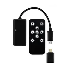 MHL to HDMI Cable Adapter High Speed Micro USB to HDMI HDTV Adapter Converter Video Cables with Remote Control for Projector