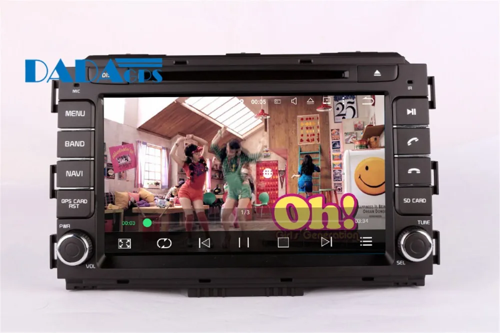 Best Android7.1 Quad Core Car GPS Navigation Car DVD Player Satnav For KIA Carnival Sedona 2014 2015 2016 Stereo Radio Multimedia MP4 2