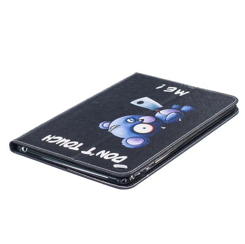 Cute Bear Pig Wallet Case For  Ipad Mini 4 Case Kids Beautiful Butterfly Flower PU Leather Stand Pocket Tablet Cover Case 7 (34)