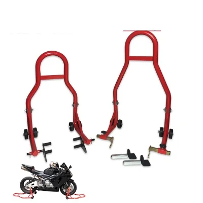 

motorcycle full set Front wheel and Rear wheel support stand wheel stand auto wheel support frame tire repairing tool