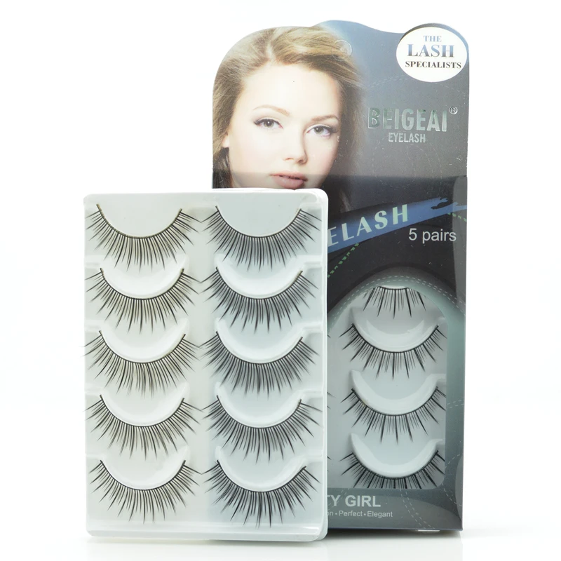 Dollylash 11 20 50 Pairs Full Strip False Eyelash extension de cils