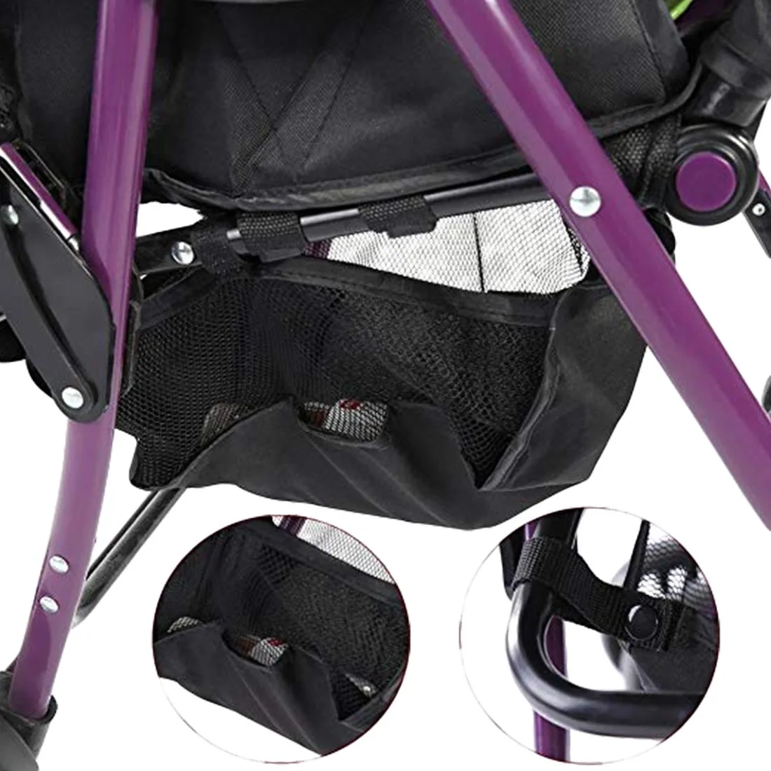 Корзина для коляски сумка для хранения Универсальная Портативная корзина для покупок уход за ребенком, младенец аксессуары для коляски
