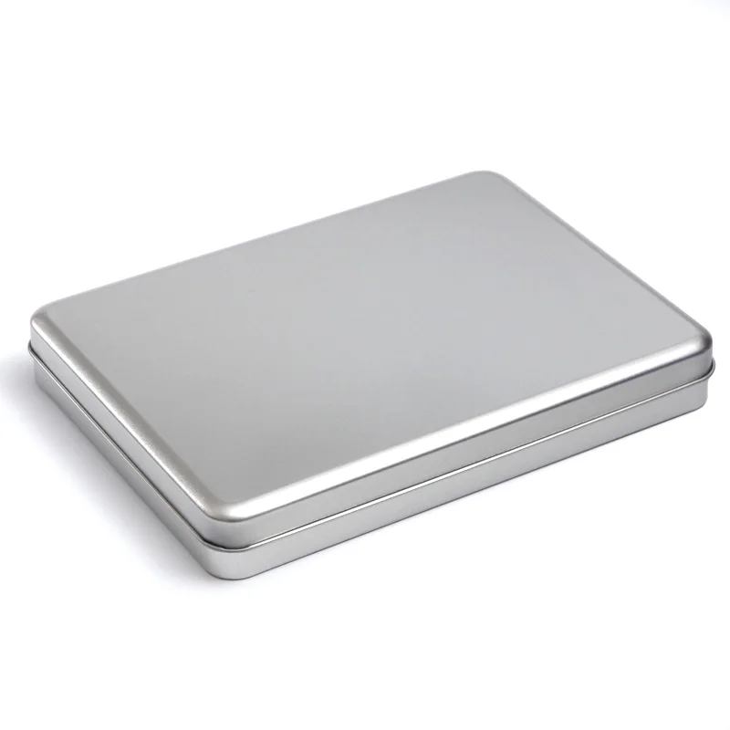 A5 Rectangular Metal caja de almacenamiento 7 pulgadas 8 pulgadas tabletas DIY en blanco Tin organizador caixa organizadora ataúd A5 Rectangular Metal caja de almacenamiento 7 pulgadas 8 pulgadas tabletas DIY en blanco Tin organizador caixa organizadora ataúd