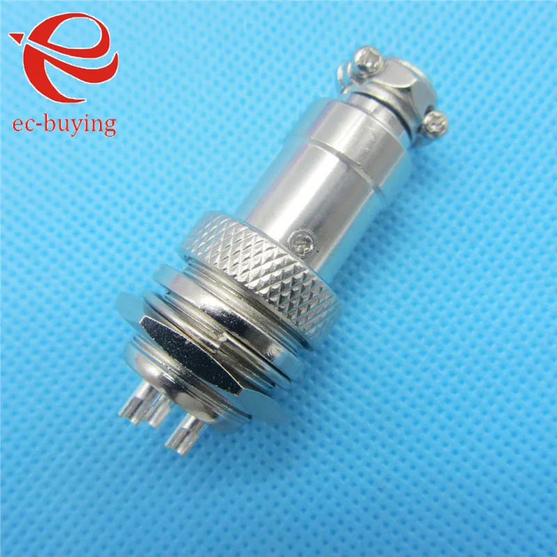 

10sets GX16 3Pin Diameter 16mm Male+ Female Metal Aviation Plug Socket Air Connector