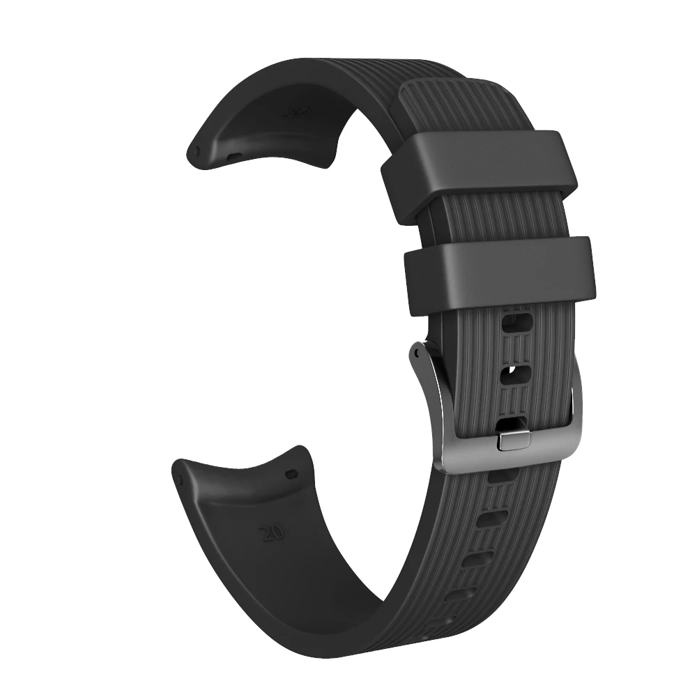 Silicone Watchband Strap - 20mm Adjustable Bracelet