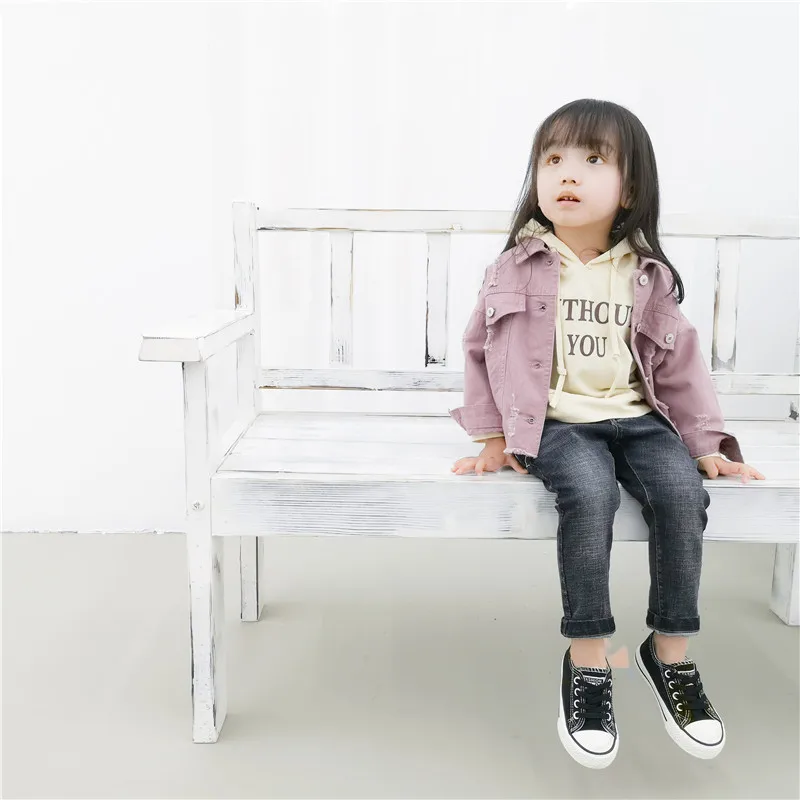 Autumn 2018 New Style Girls Jeans Kids Clothing Pants For Girls Spring Trousers Children Jeans Elastic Waist Fashion For Baby (29)
