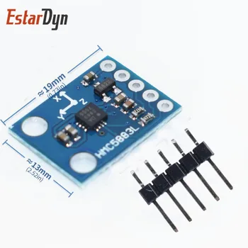 

50PCS GY-273 HMC5883L Triple Axis Compass Magnetometer Sensor Module 3V-5V