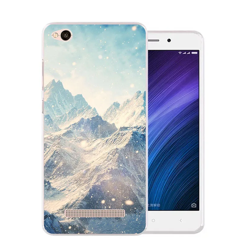 xiaomi redmi 4a Case Silicon scenery Painting Soft TPU Back Cover for Phone Protective Capa Funda |