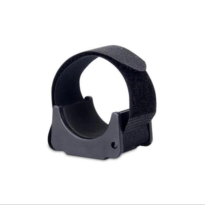 Flashlight Holder U Type 1/4 Threaded hole diameter 6mm Screw Magic Tape Clip for Fishing Lamp Flashlight Mount Camera Bracket