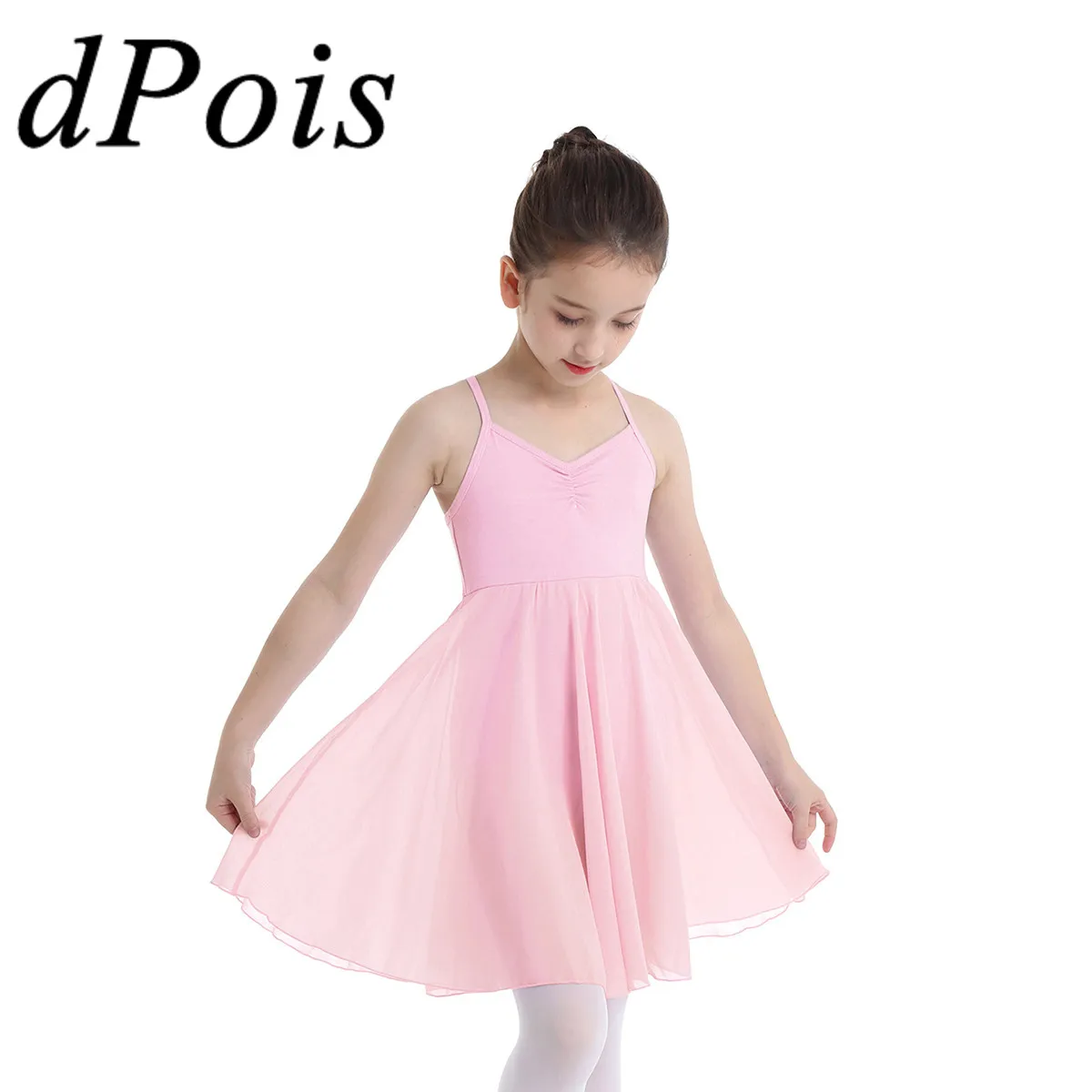 

Child Kids Girls Ballet Tutu Dance Dress Gymnastics Leotard Dance Wear Teens Ballerina Modern Lyrical Dance Costume Gym Swimsuit