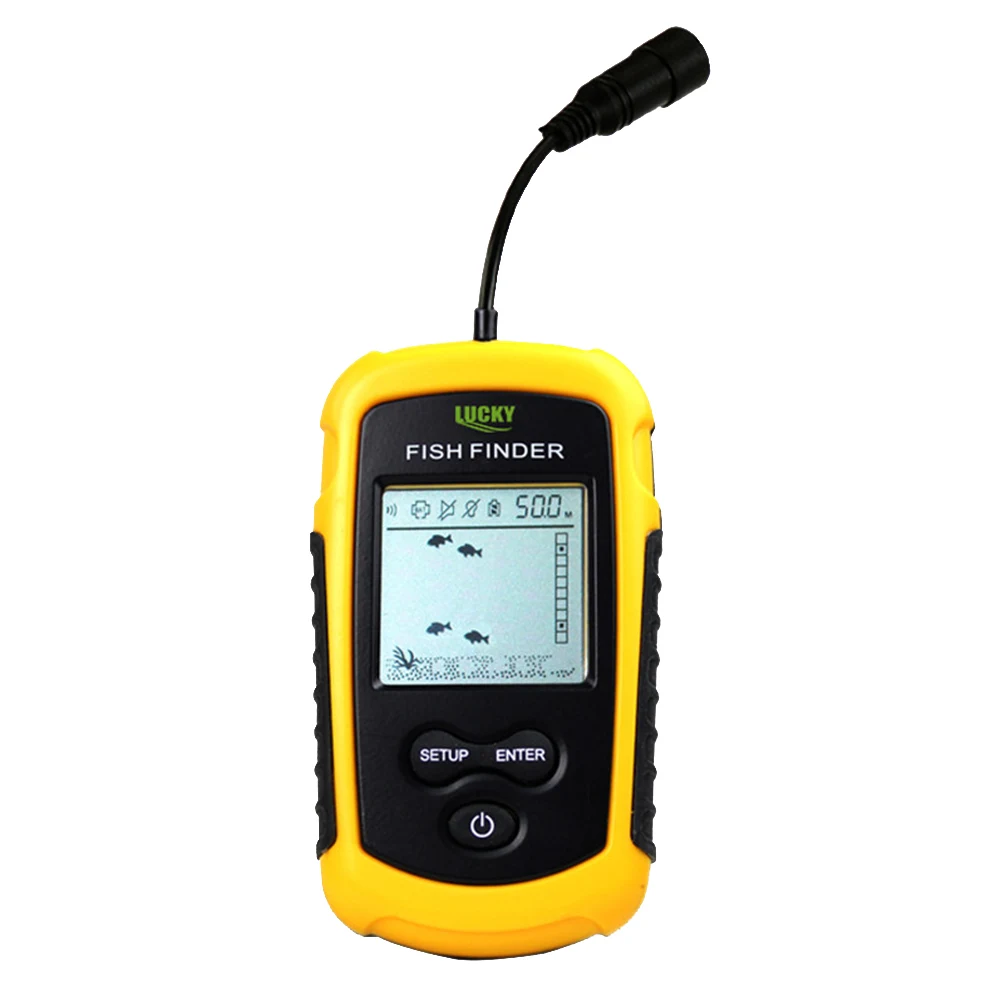  Lucky FF1108 - 1 Portable Wireless Fish Finder Sonar Alarm Fishfinder Echo Sounder 0.7-100M Sonar S