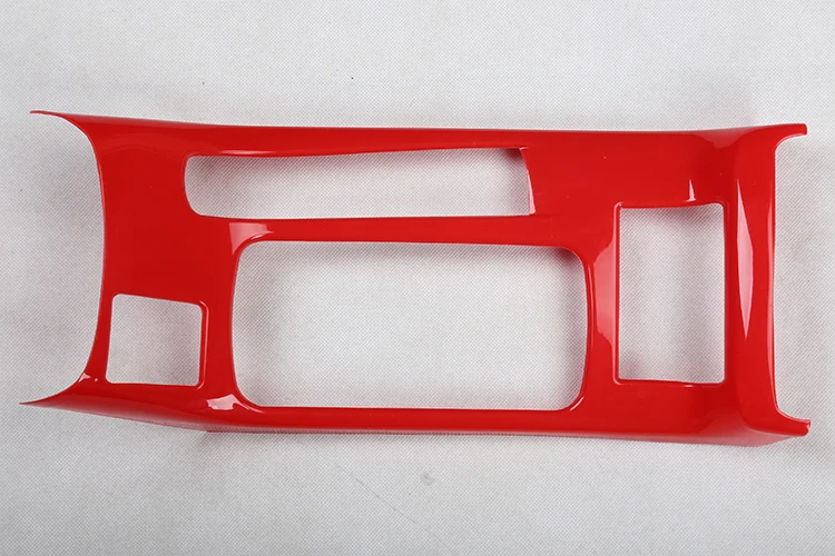 Красная внутренняя отделка CD панель шестерни/ручной тормоз воздушный выход рамка для Mitsubishi Lancer 2009 10 11 12 13 14 15 AA421