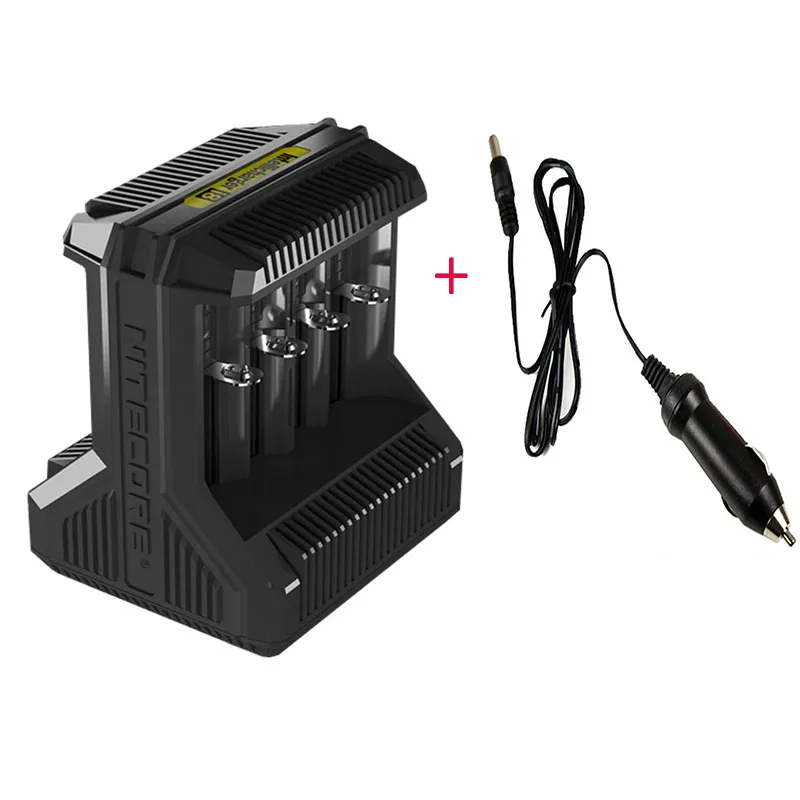 Nitecore i8 интеллектуальное зарядное устройство 8 слотов 4A выход Смарт для IMR18650 16340