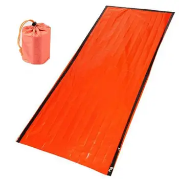 

Outdoor Life Bivy Emergency Sleeping Bag Thermal Keep Warm Waterproof Mylar First Aid Emergency Blanke Camping Survival Gear
