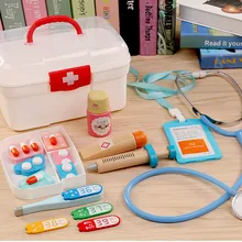 Деревянные игрушки доктора мини ролевые игры игрушки для детей Забавный комнатный Настольный игрушки