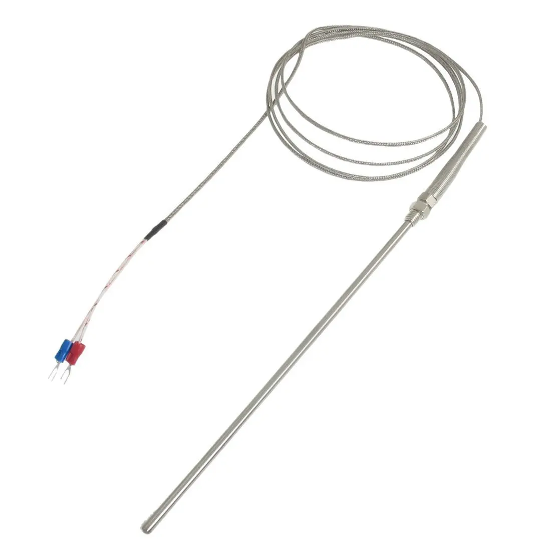 K Type 20cm Probe Thermocouple High Temperature Sensor 1.65Min