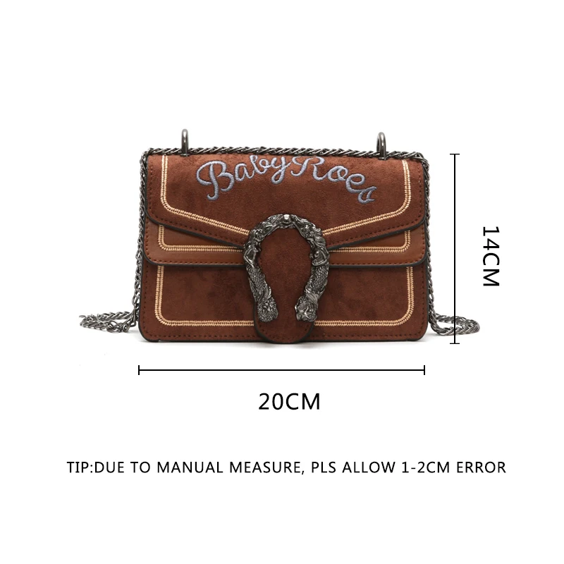Fashion Design Women Leather Letter Shoulder Bag Female INS Popular Luxury Handbag Chains Crossbody Flap Bolsa For Lady SS3495 (2)