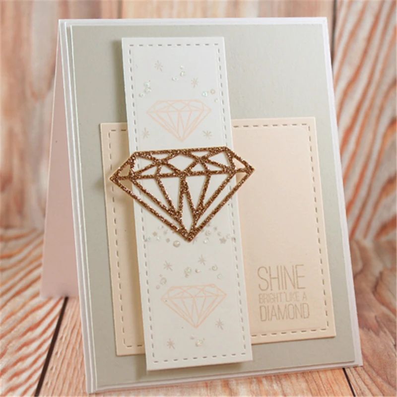 

YaMinSanNiO 1PC Diamond Dies Metal Cutting Dies Scrapbooking for Card Making Craft New 2019 Embossing Stencil Die Cuts