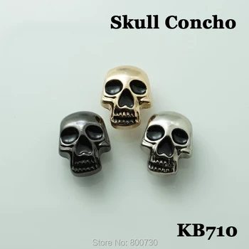 

(KB710) 10pc Skull Screwback Concho Leathercraft