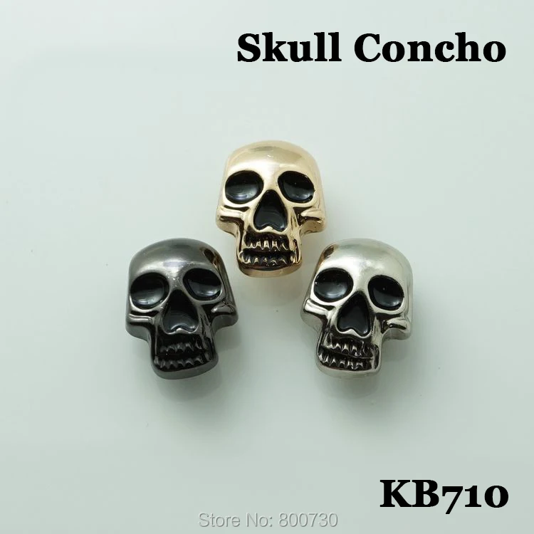 

(KB710) 10pc Skull Screwback Concho Leathercraft