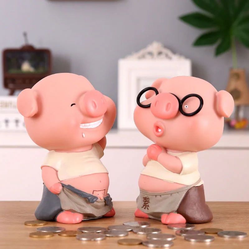 

Soft Eva Plastic Pig Piggy Bank Creative Cartoon Piggy Bank Furnishing Articles Props Gift Cute Doll Room