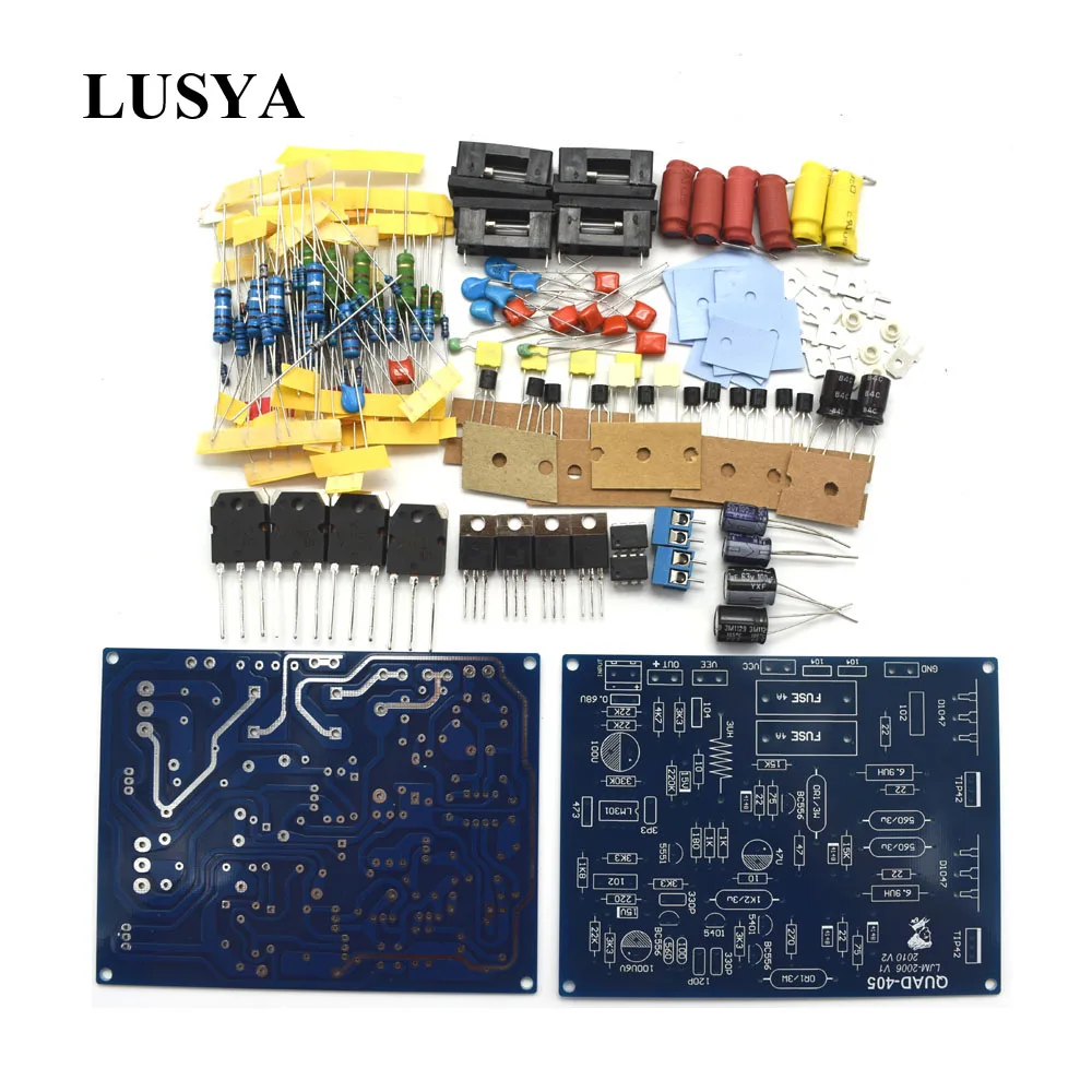 Lusya 2pcs QUAD405 Audio Power Amplifier Board 100W*2 stereo audio Amplifier DIY KIT Assembled board Lusya 2pcs QUAD405 Audio Power Amplifier Board 100W*2 stereo audio Amplifier DIY KIT Assembled board
