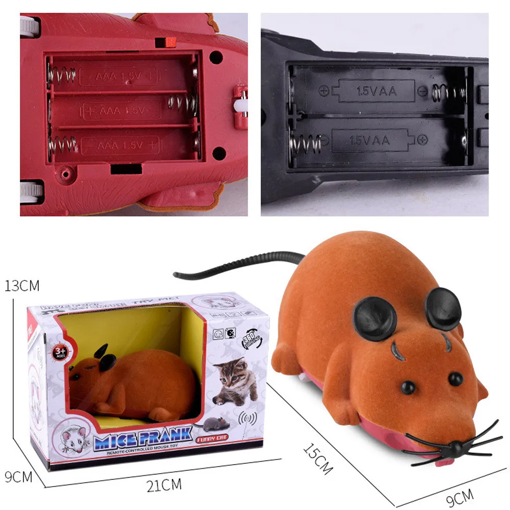 Игрушки животных для детей домашняя кошка собака Забавный Электрические мышь на