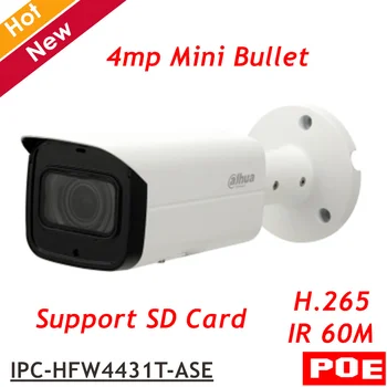 

Dahua IP Camera IPC-HFW4431T-ASE POE 4MP WDR IR Mini Bullet Camera H.264 H.265 Day/Night IR 60 meters Support SD Card 128g