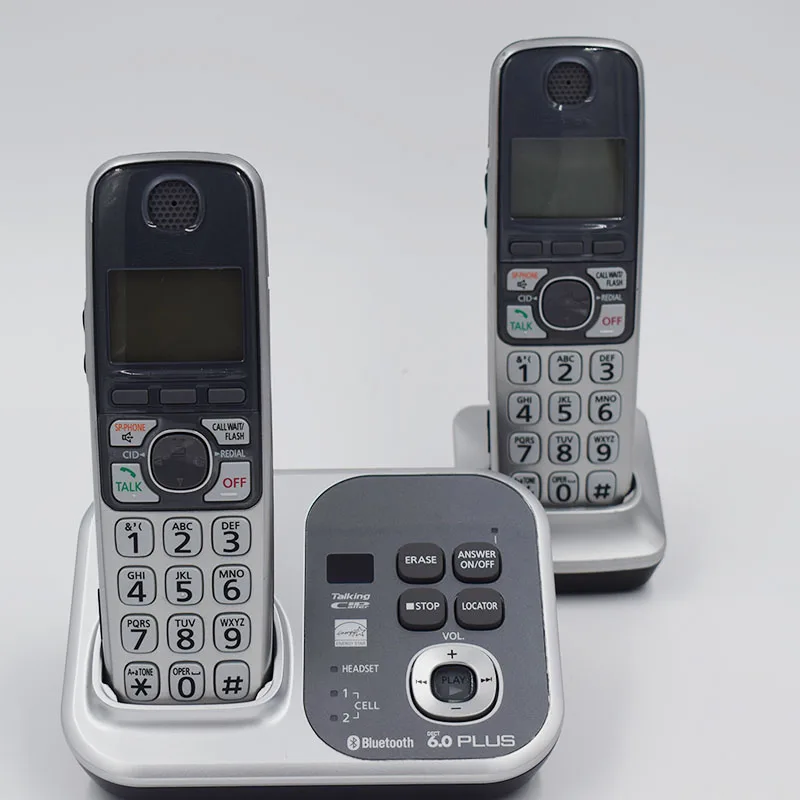 6 Трубок 1,9 ГГц цифровой беспроводной телефон DECT 6,0 ссылка на Сотовый Bluetooth беспроводные телефоны с системой ответа для домашнего офиса