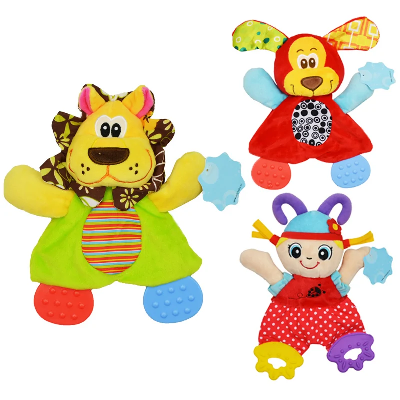 

Baby Kids Rattles Toys Newborn Cotton Animal Stroller Pram Crib Soft Plush Teether Toy Baby Crib Bed Hanging Bells For Babies