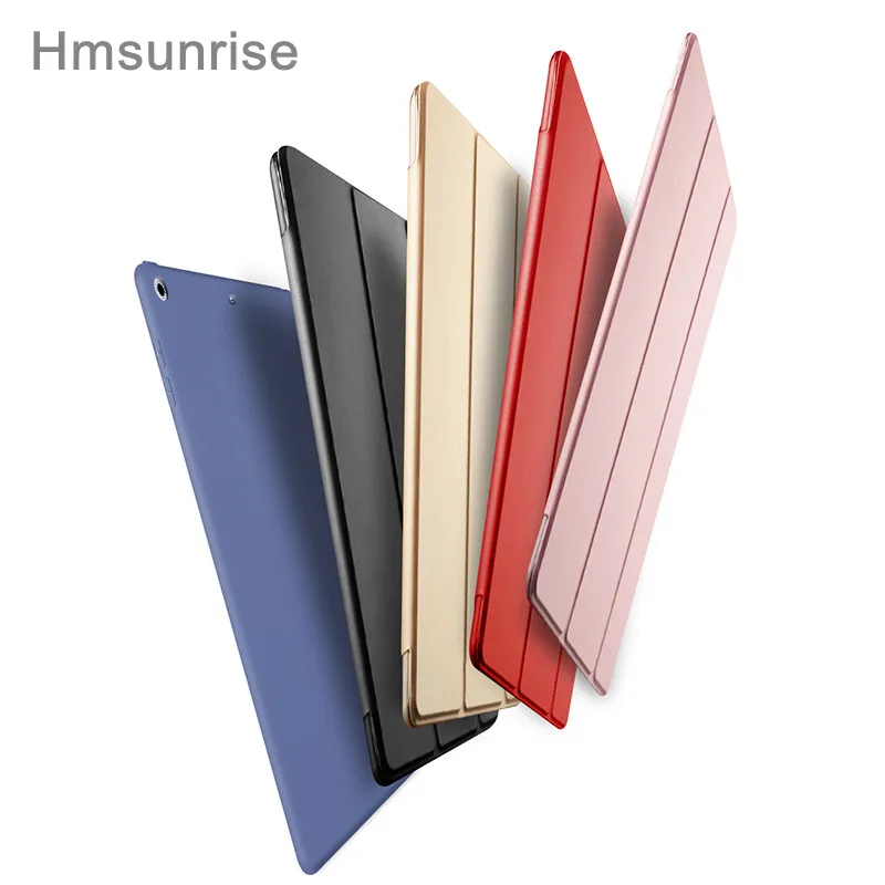

Shockproof soft case for For apple ipad 9.7 2017 Tablet Flip Silicon cover With Auto Wake/Sleep shockproof A1822 A1823