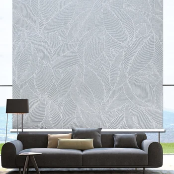 

MOMO Window Blinds Shades Blackout Floral Window Curtains Roller Shades Blinds Thermal Insulated Fabric Custom Size, QZ 001