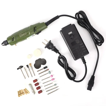 

Multifunction Electric Grinder Drill Kit Engraving Machine Jade Polishing Machine Root Carving Variable Speed Sharpening Knives
