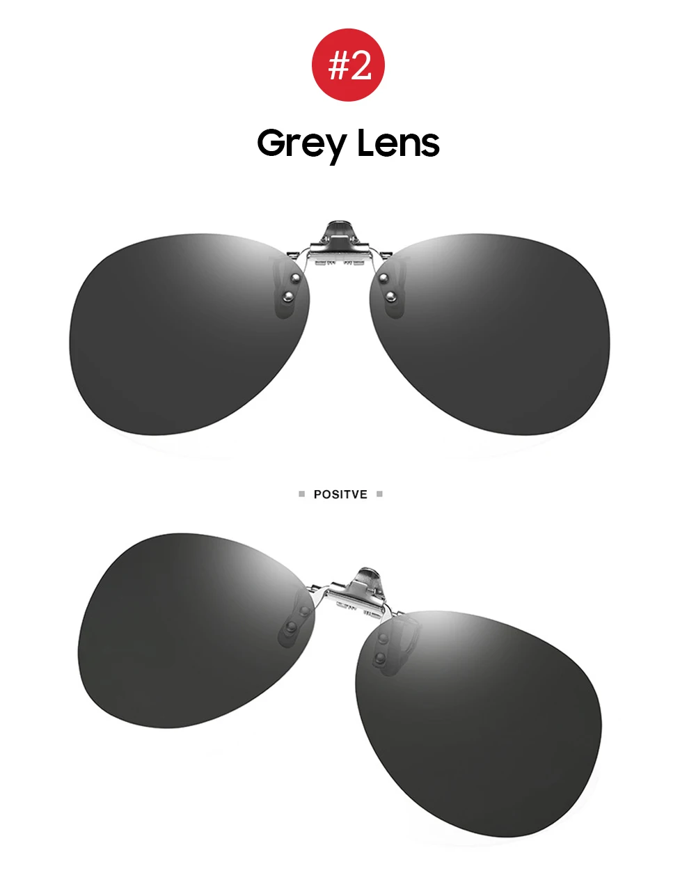 Gafas De Sol Señora, Clip Estilo De Aviación Polarizador Gafas De Sol Señora, Clip Estilo De Aviación Polarizador