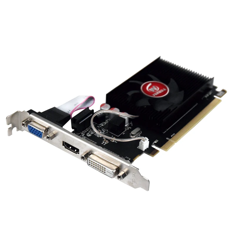 Veineda original HD6450 2GB DDR3 64Bit 625/1000MHz DVI VGA for normal PC and small PC Refurbished cars