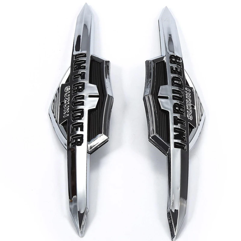 

2 PCS ABS Motorcycle Gas Tank Emblem Badge For Suzuki Intruder VL400 VL800 LC1500 Volusia Gas Tank Emblem Badge Decals