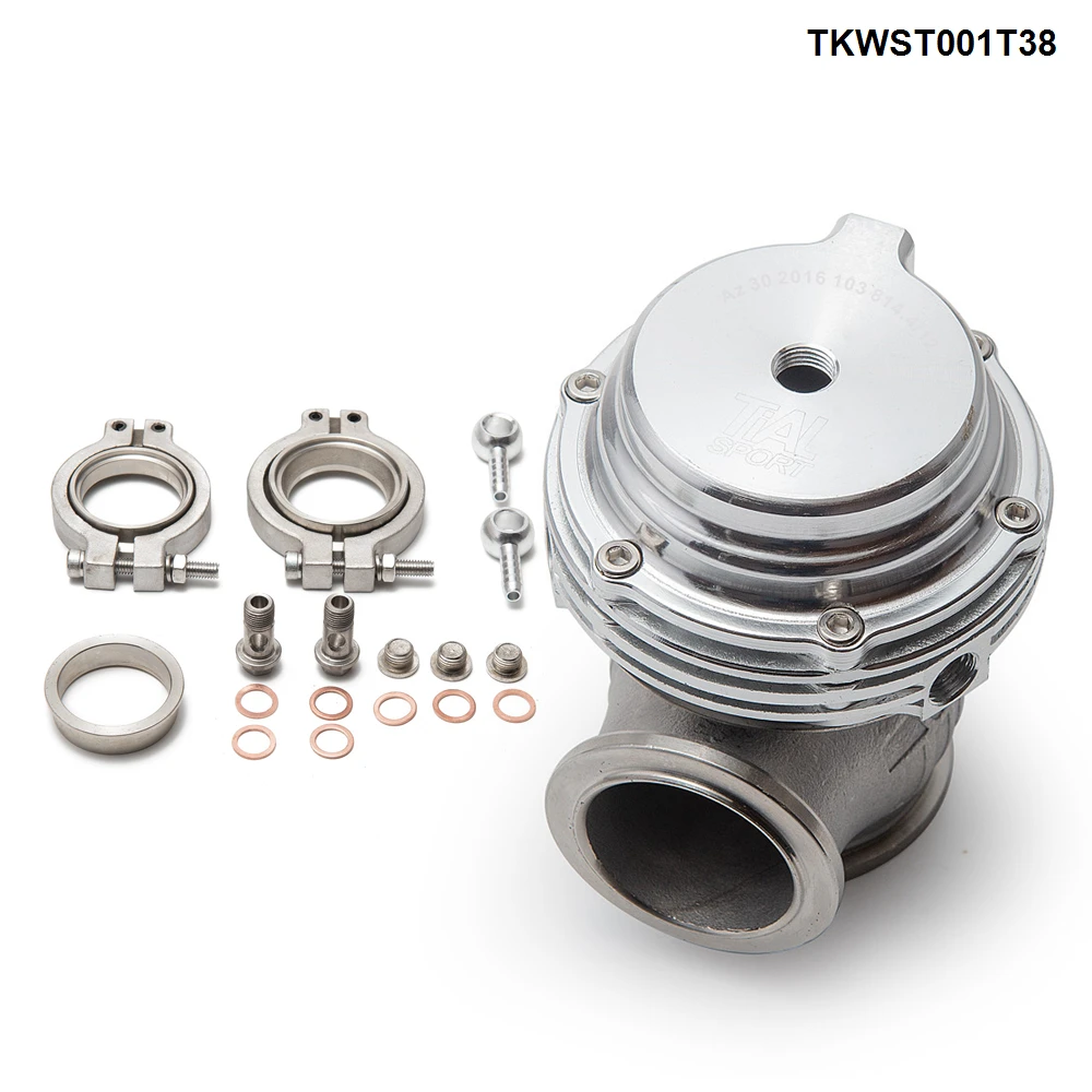 Portão de resíduos turbo pulseira v, 38mm de desperdício externo para supercarga turbo colector-4