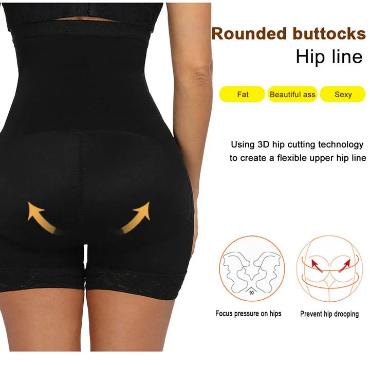 low back shapewear HEXIN Plus Shapewear Workout Waist Trainer Corset Butt lifter Tummy Control Plus Size Booty Lift Pulling Underwear Shaper best shapewear for women