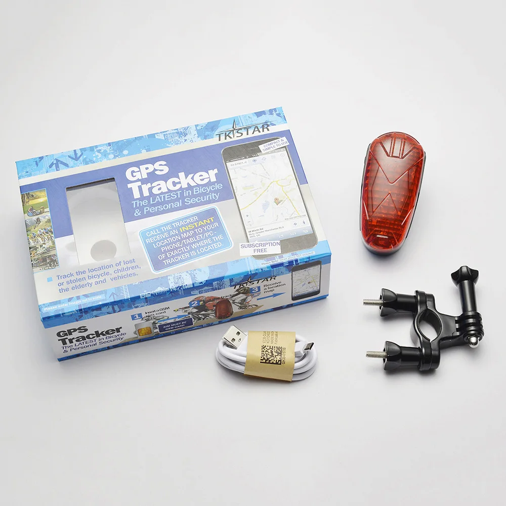 

TKSTAR TK906 gps tracker long standby time waterproof led light GSM/GPRS support SIM card bike bicycle lifetime free platform