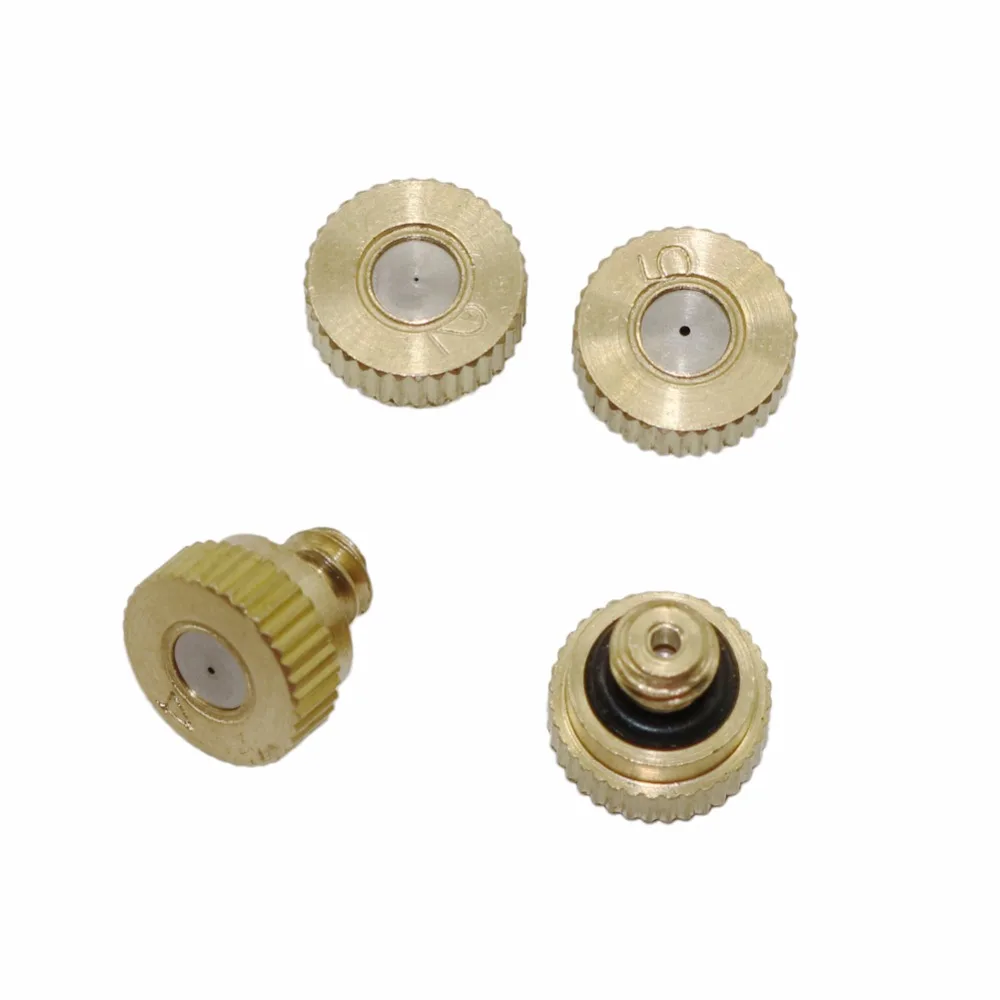 10 Pcs 0.2~0.5 MM Low Pressure Water Spray Nozzle With 4MM Male Thread Garden Irrigation Sprinklers Industrial Cooling | Дом и сад