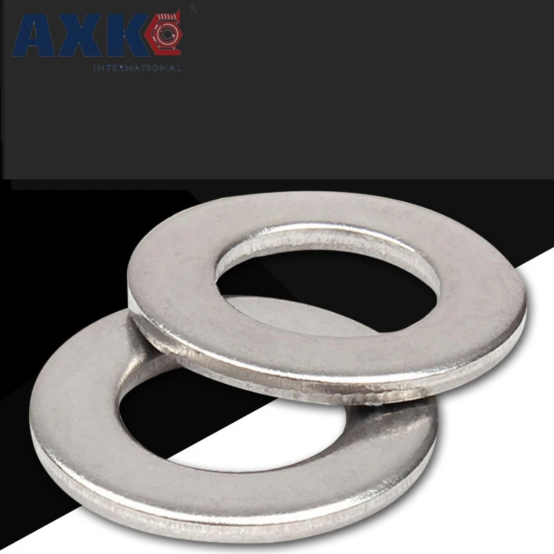 

Washers Circlip 100pcs Din125 Iso7089 M1.6 M2 M2.5 M3 M3.5 M4 M5 M6 M8 M10 304 Stainless Steel Flat Machine Washer Plain Axk14