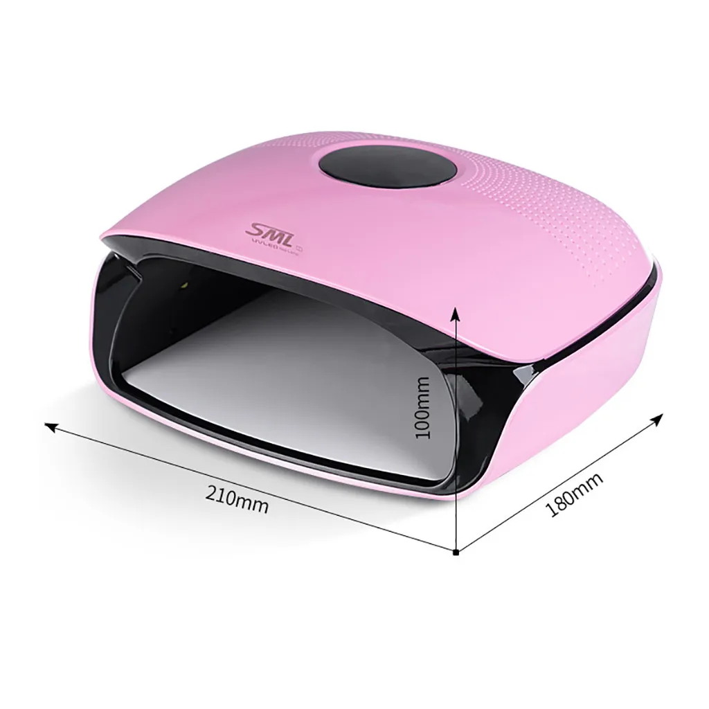 

New 2019 Fashion 48W UV Nail Gel Curing Lamp Light Nail Gel Polish Dryer Nail Art Machine Maquiagem Drop Shipping